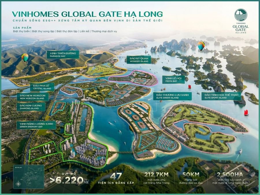 Quy mô dự án vinhomes global gate hạ long
