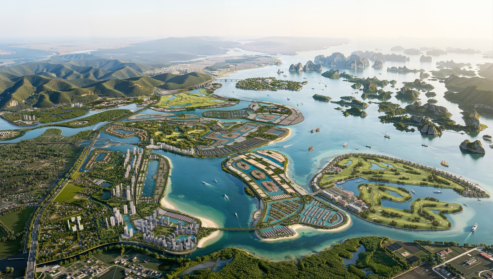Phối cảnh dự án Vinhomes Global Gate Hạ Long