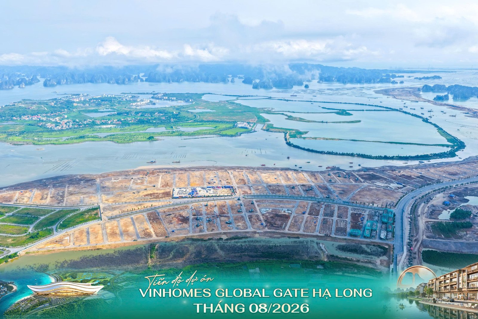 Tiến độ dự án Vinhomes Global Gate Hạ Long 2026