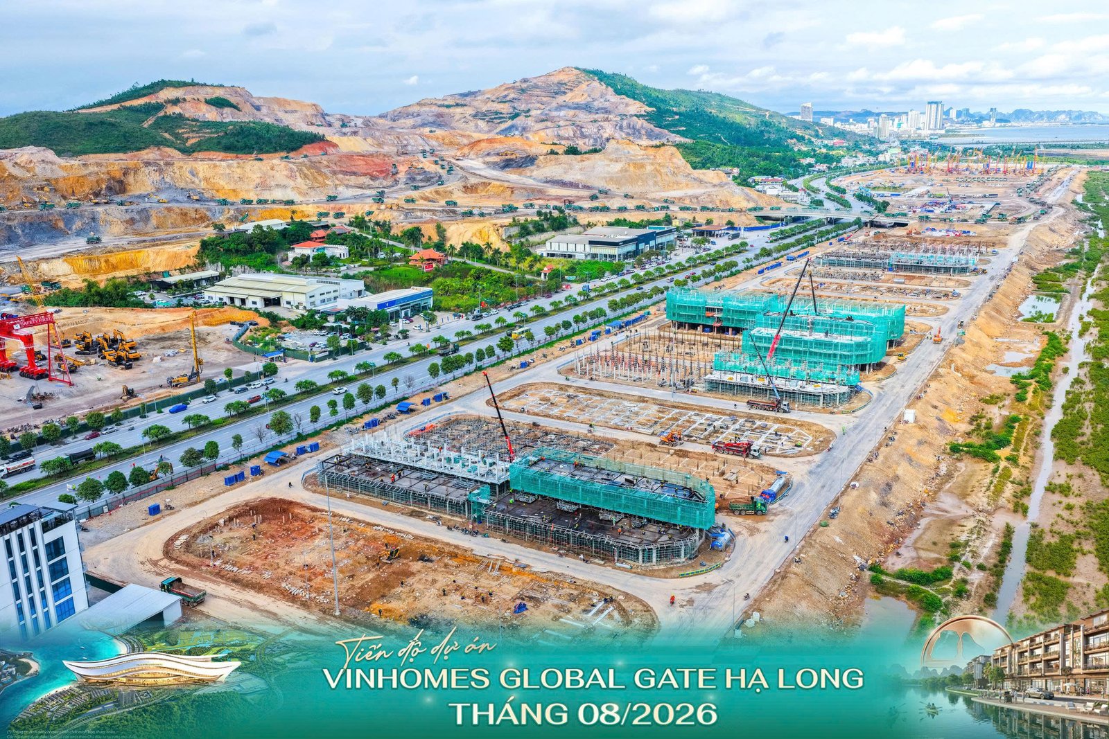 Tiến độ dự án Vinhomes Global Gate Hạ Long 2026